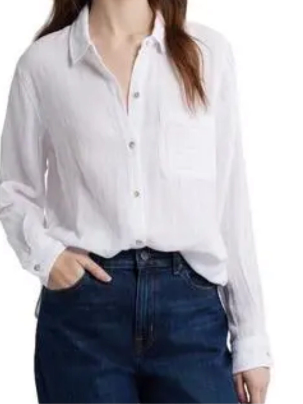 Rails Hadley Gauze Button Down Shirt size Small